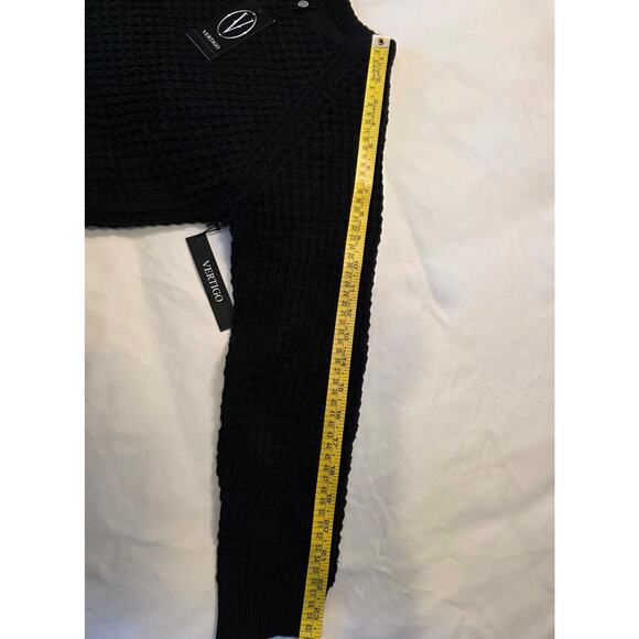 Vertigo Waffle Knit Sweater NWT Size L - Picture 9 of 13